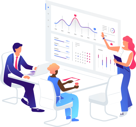 Deviitor team collaborating on web application development